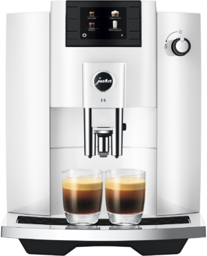 Кофемашина JURA E6 Piano White EC (15438)